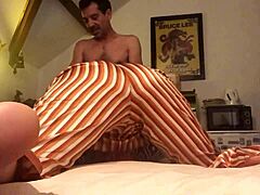 Busty mommy gets her ass fucked and takes a blowjob POV