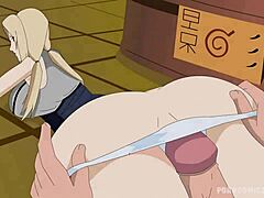 Narutos Tsunade dostává tvrdý penis v celé délce anime porno videa