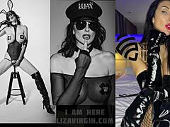 Les gros seins de Liza et sa lingerie sexy exposés dans cette vidéo de branlette