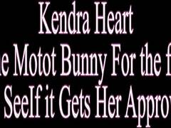 Tits and Solo: Kendra's Motor Bunny Masturbation