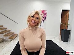 Hot mom and stepmom get paid to suck and play with cock