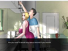 MILFs stora bröst och gameplay i Prince of Suburbias animerade galleri