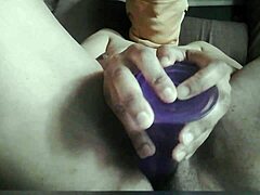 Mommy's lingerie gets peeled off in homemade video