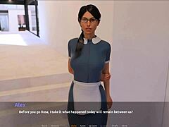 Mãe madura recebe sexo anal de um policial em um jogo 3D