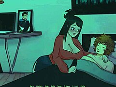 Kahraman Seks Akademisi'nde halka açık seksin HD 1080p animasyonu - Oyun 4