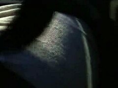 MILF gives a car blowjob in public