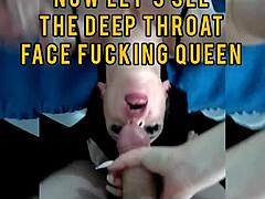 Reife Mami stellt sich in Hardcore-Video der Deepthroat-Herausforderung