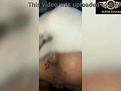 Shemele and Anitta's tattooed tgirl anal adventure in Brazil
