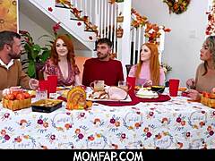 Ibu rumah tangga dan orang dewasa dalam aksi: Pemecah dasi Thanksgiving dengan Arietta Adams, Cherry Fae, Misty Meaner, dan Nasty Nade