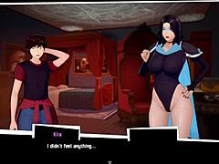 3D-spel väcker en mogen kvinnas sexuella fantasier till liv