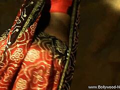 Mature Indian dancer's intimate performance