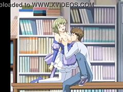 Japanese animation of a teacher's nude exposure in classroom with English subtitles