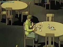 Интензивна аниме сцена секса са зрелим ликовима и аналном игром