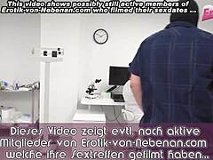 Duitse dokter geeft een dikke en lelijke man een blowjob in het ziekenhuis