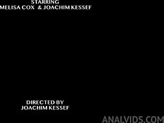 Melisa Coxs gedurfde anale optreden in casting met een grote zwarte lul