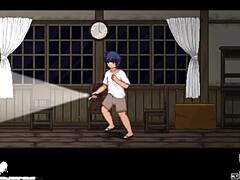MILF e mamma si divertono con un gioco Hentai etichettato che vede donne con un gran culo in una casa abbandonata