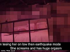 Amatör styvmamma fångad på dold kamera under flera orgasmer med styvson