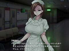 Animacja HD masażu spermy w szpitalu przez dojrzałą pielęgniarkę w mundurze
