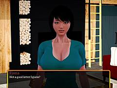 Mature beauty joins a new household in erotic role-playing game