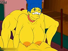 The mature and hotwife Mrs. Simpson indulges in deepthroat and hardcore action in this hentai anime parody
