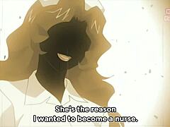 Sexy nurse in 3D anime: Huge tits and interracial fun