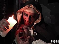 Monster nun gets anal sex and cumshot in HD porn