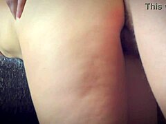 MILF with natural tits enjoys a big fat cock in her asshole