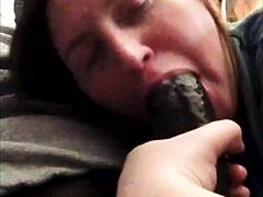 Sloppy head action with a hot wife and a monster black cock
