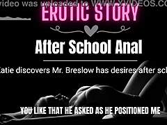 Een leraar en een student hebben anale seks