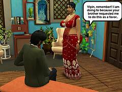A tia Lakshmi leva sua virgindade para o próximo nível no Volume 1 parte 7