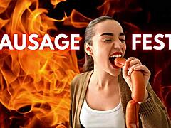 Видео с фетиш с колбаси на Тина: диво и лудо оргазматично изживяване