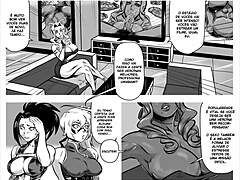 Cartoon hentai schoolgirls explore anal pleasure with villains