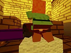 Compilatie van Minecraft sexmod hentai scènes met grote billen en borsten