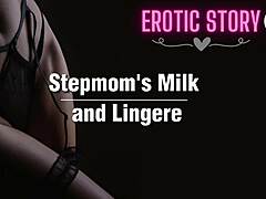 Stepmomms erotiska ljud som mjölkar och dröjer
