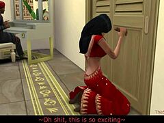 Hintli bir anne, Sims 4'ün gerçek sesindeki genç bir adamla kocasını aldatıyor