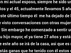 Une belle-mère mexicaine profite d'une grosse bite avec l'amant plus âgé de son fils