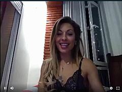 Spanish milf naomi Burning shows off her masturbation skills on webcam