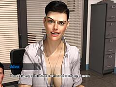 Mature couple spies on the doctor in interactive porn game